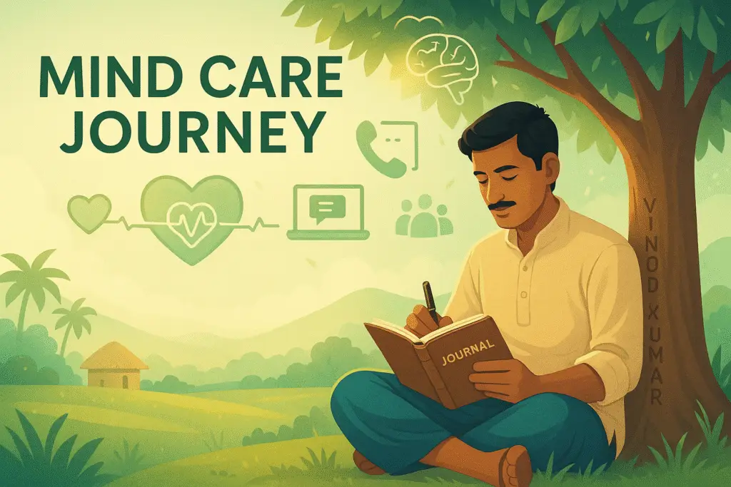 Mental health resource illustration