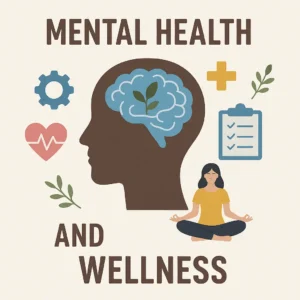 Mental health and wellness concept