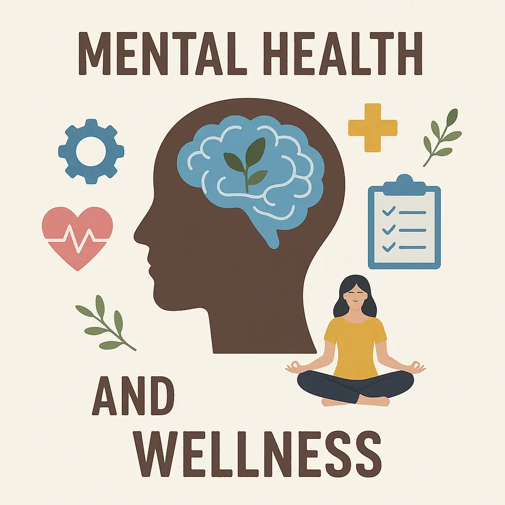 Mental health and wellness concept