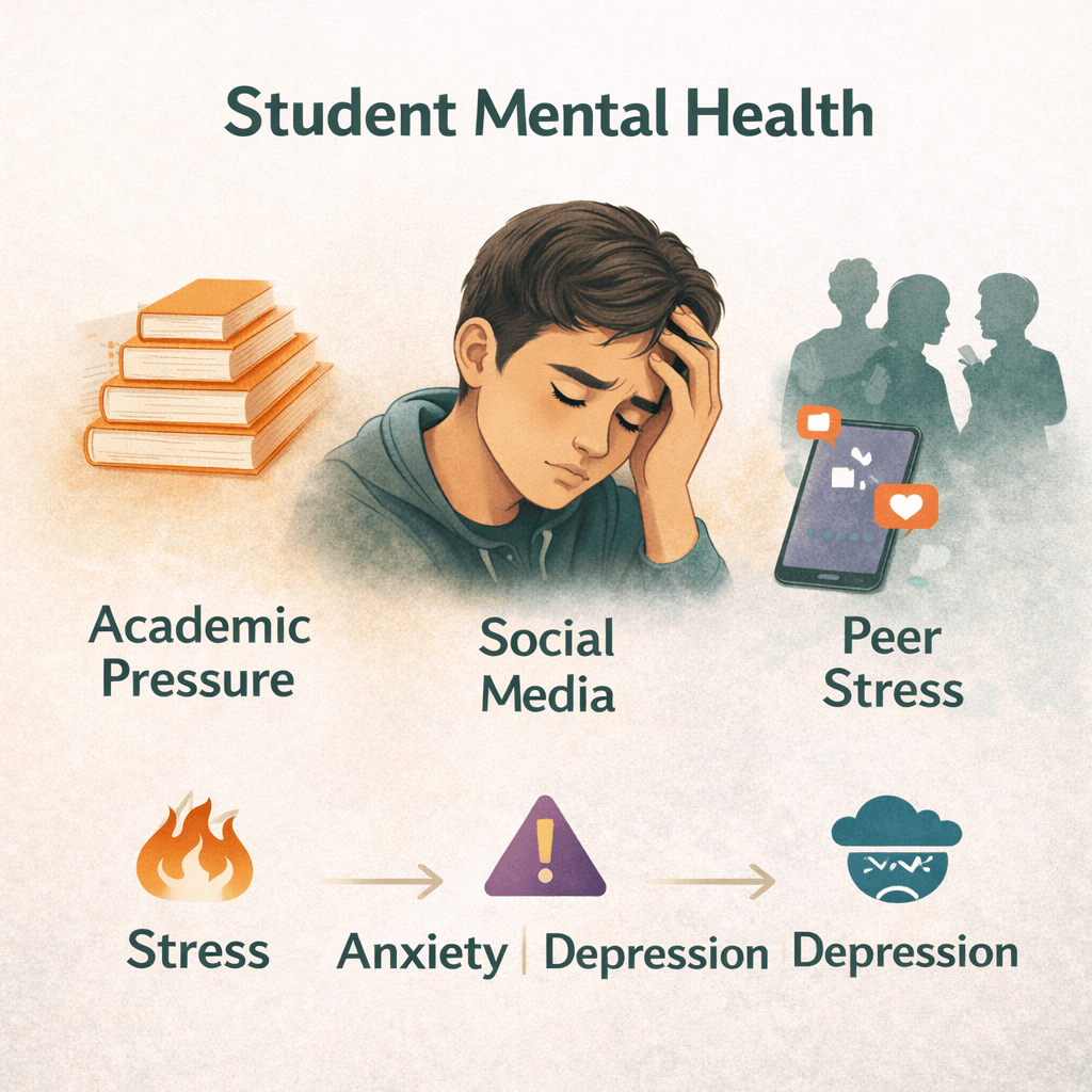 Mental Health of Adolescents & Students